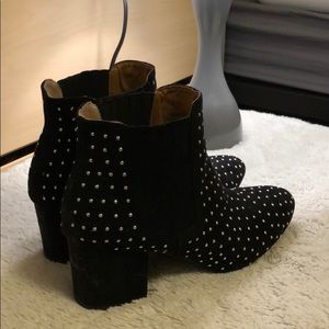 Black Studded Booties
